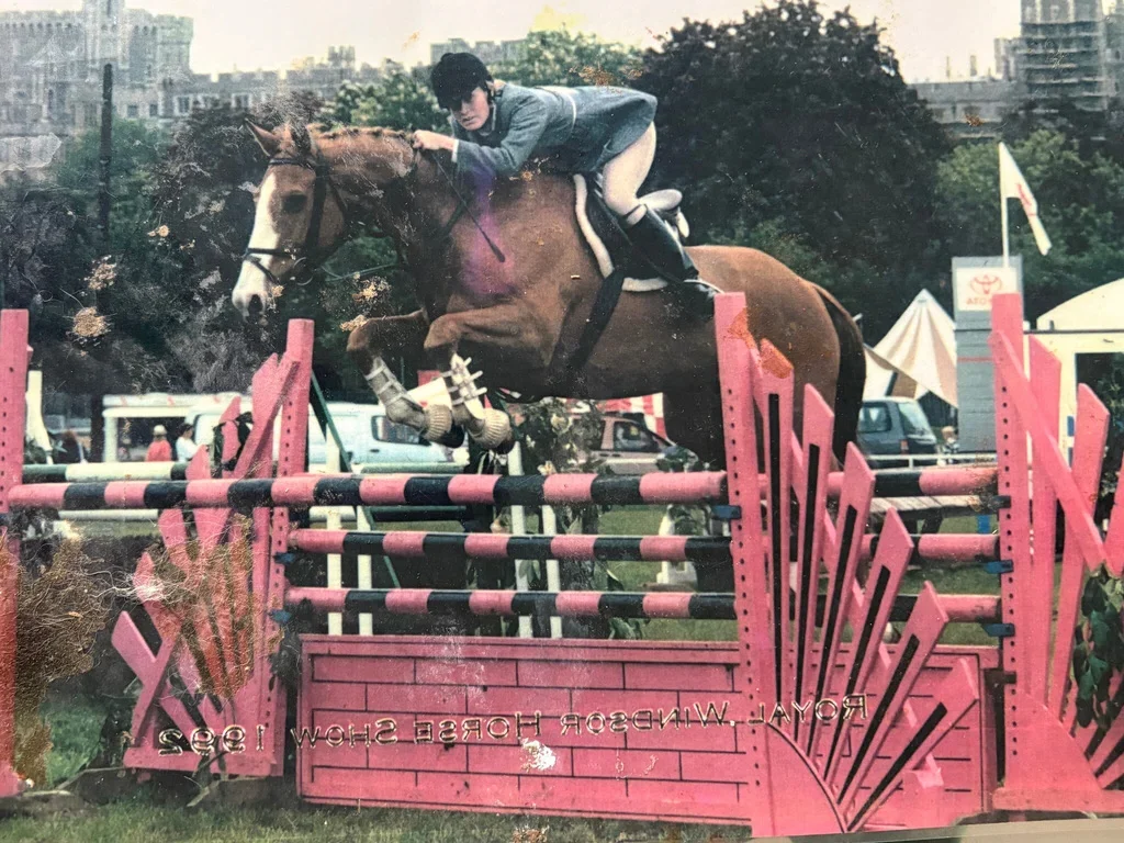 September Fortune jumping in England