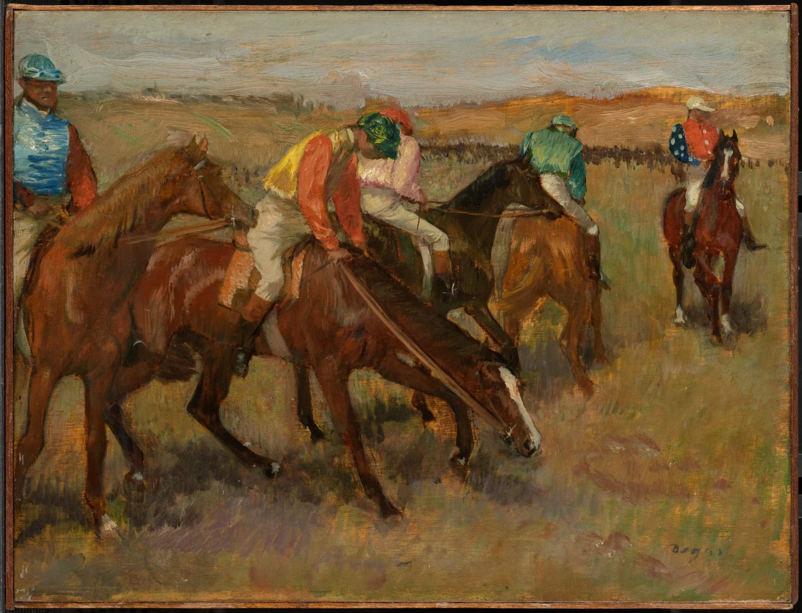 Edgar Degas — Before the Race, c.1882