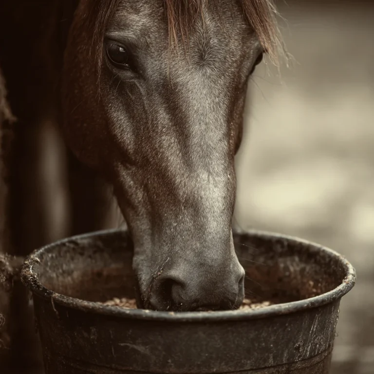 Horse Eating