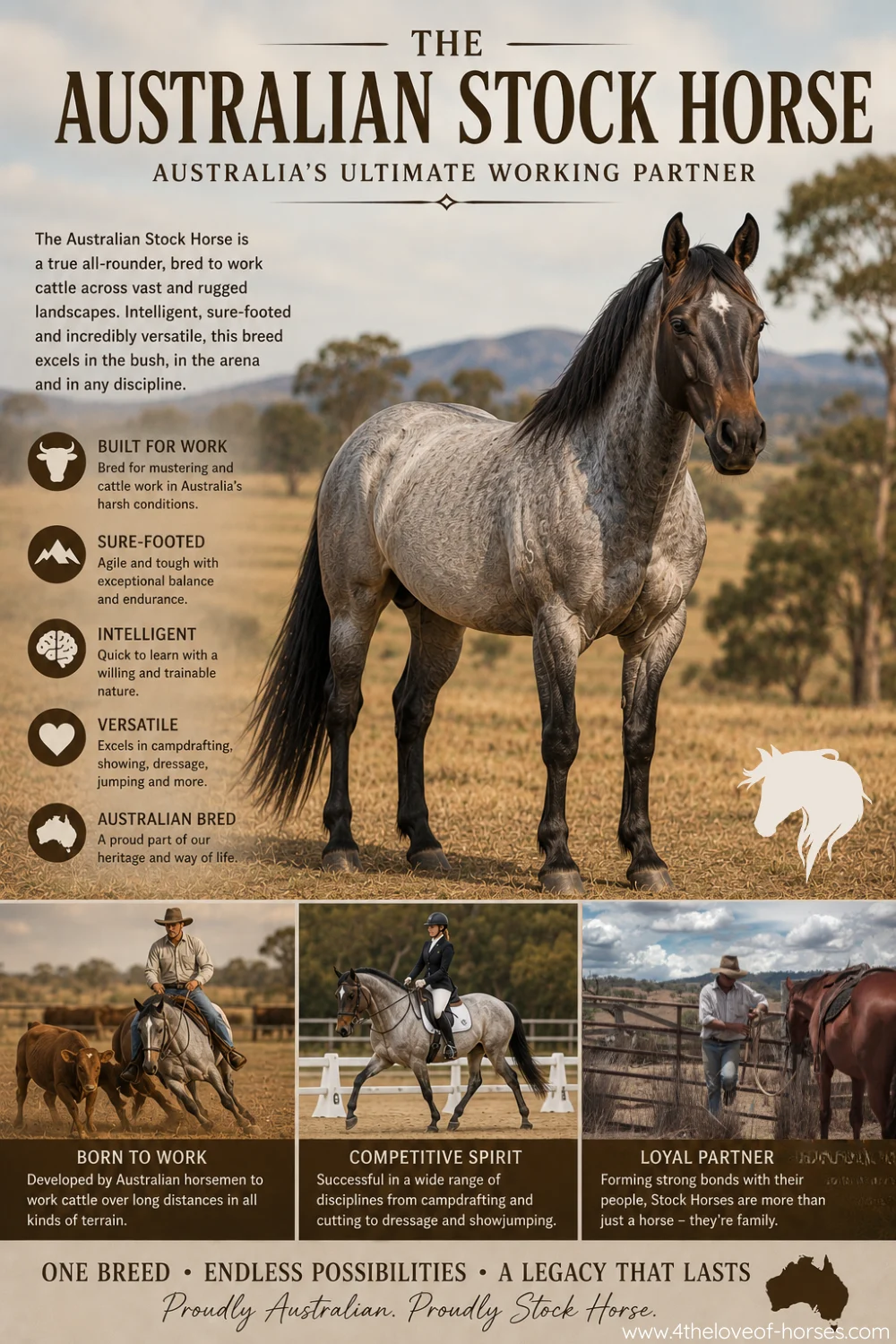 Working horses across the world — from the Criollo of Latin America to the Boerperd of South Africa