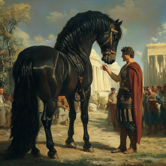 The legend of Alexander the Great and Bucephalus